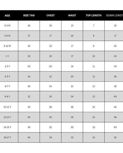 Temple Bloom Kids Gown Set