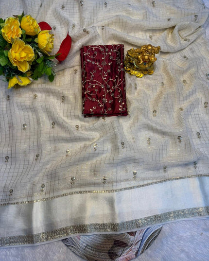 Sitara Shine Partywear Saree