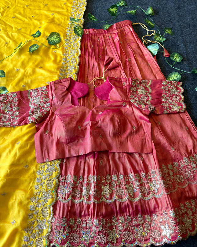 Blooming lehenga