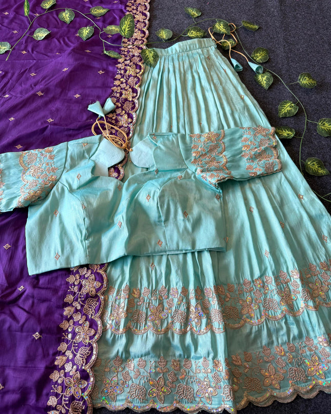 Blooming lehenga