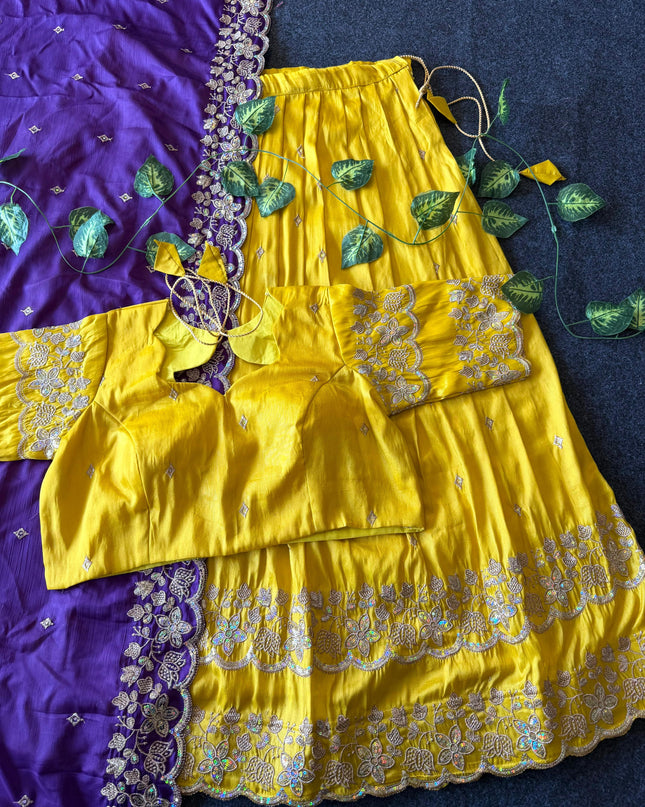 Blooming lehenga