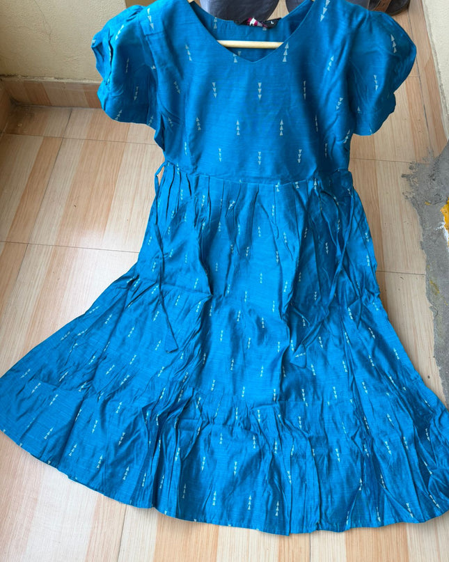 Raw Silk Work Frocks