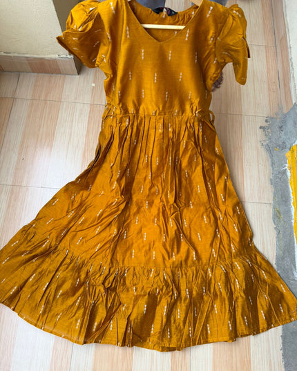 Raw Silk Work Frocks