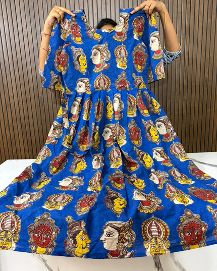 Kalamkari feeding frocks