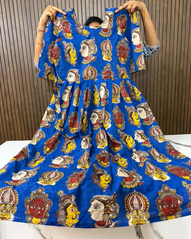 Kalamkari feeding frocks