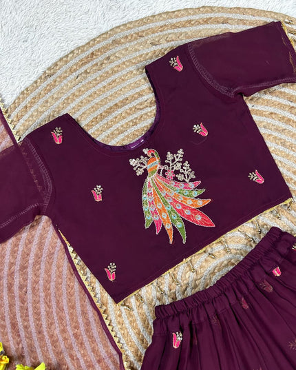 Mini Maharani Kids Lehenga