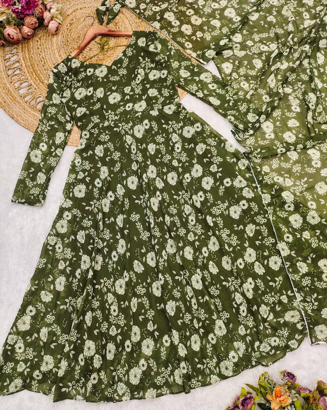 Noor Blossom Anarkali Set