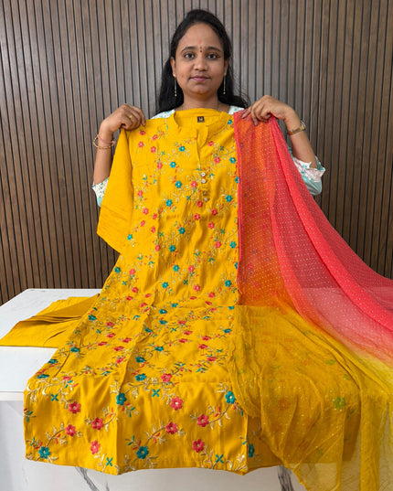 Embroidery Work 3 Piece Sets