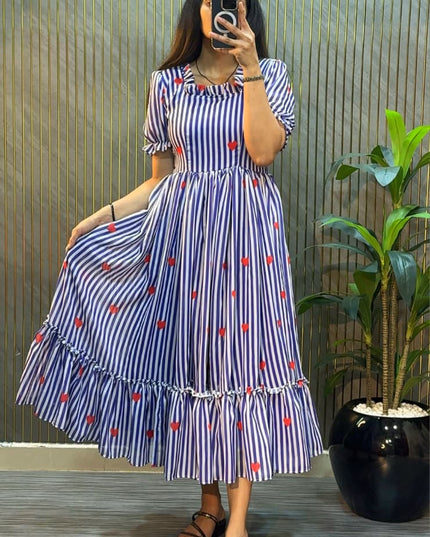 mul chenderi stripe maxi