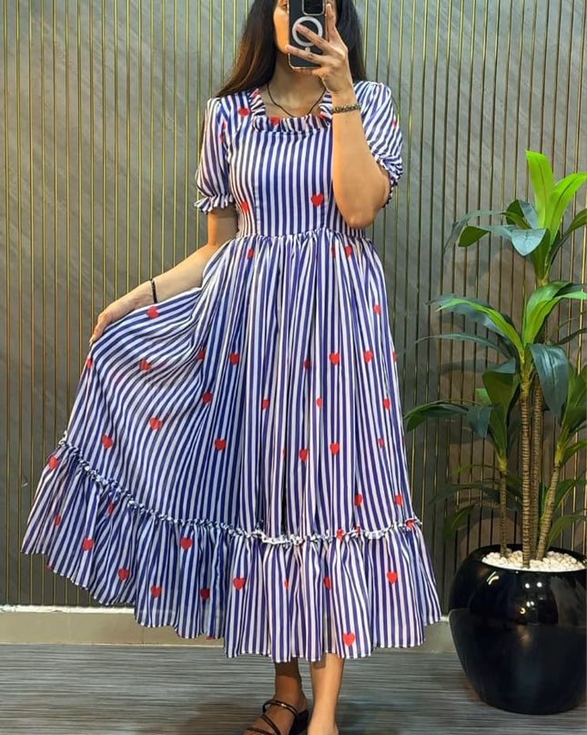 mul chenderi stripe maxi