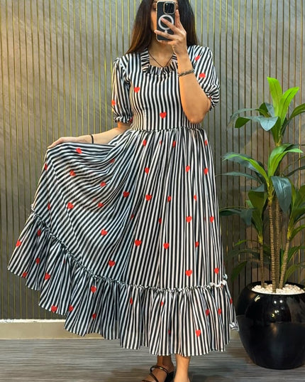 mul chenderi stripe maxi