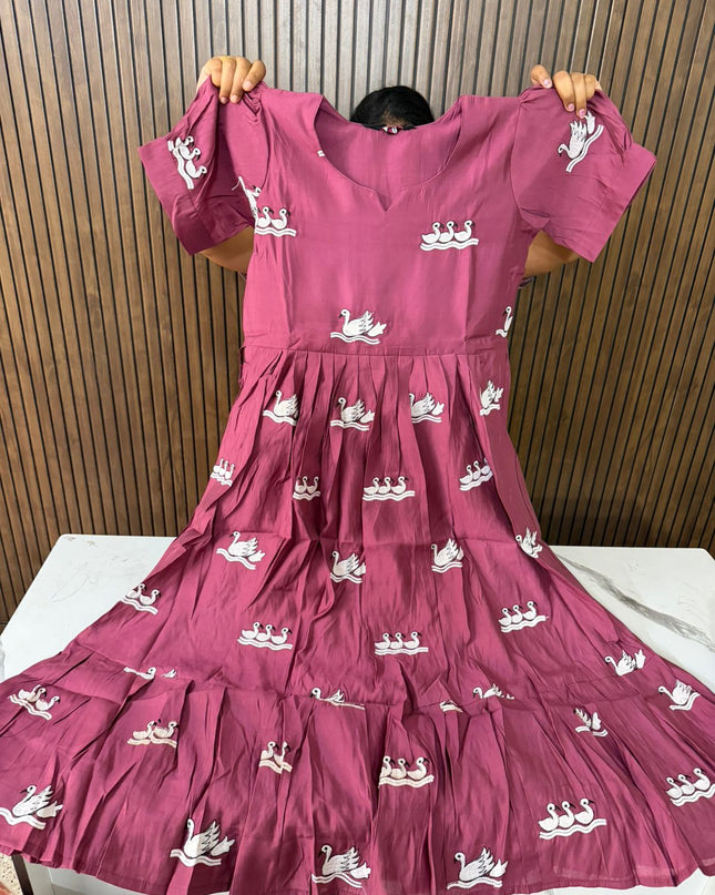 Embroidery Work Frocks