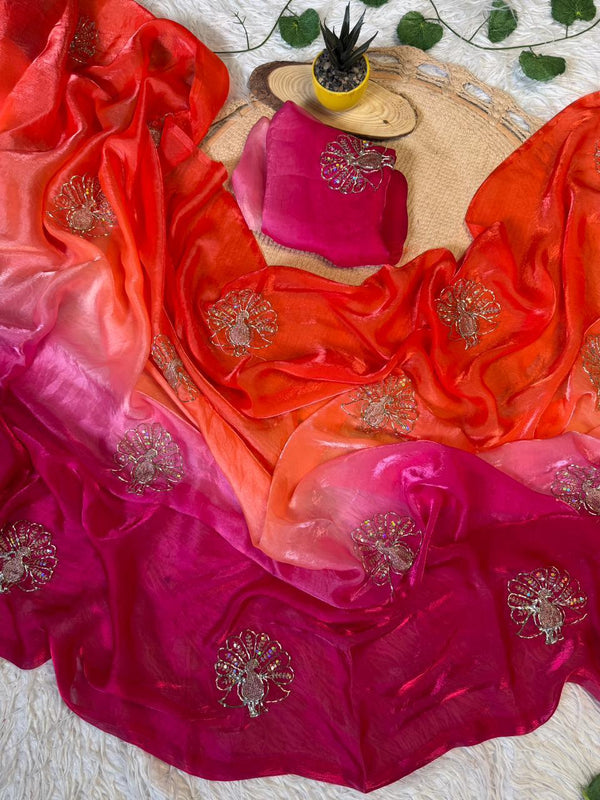 Dual Shade Sarees