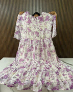 White + Lavender / M