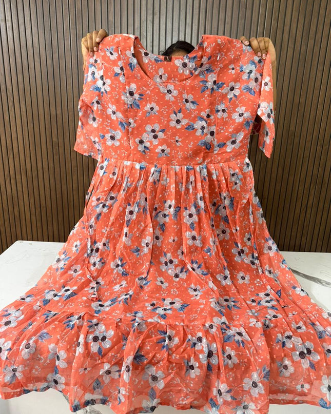 Georgette frocks