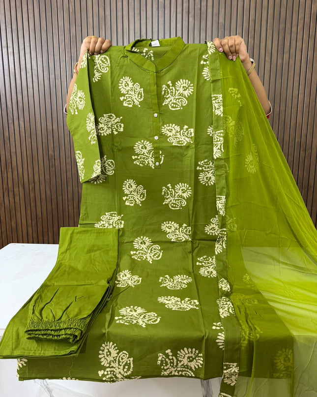 Batik Printed 3 Piece Sets