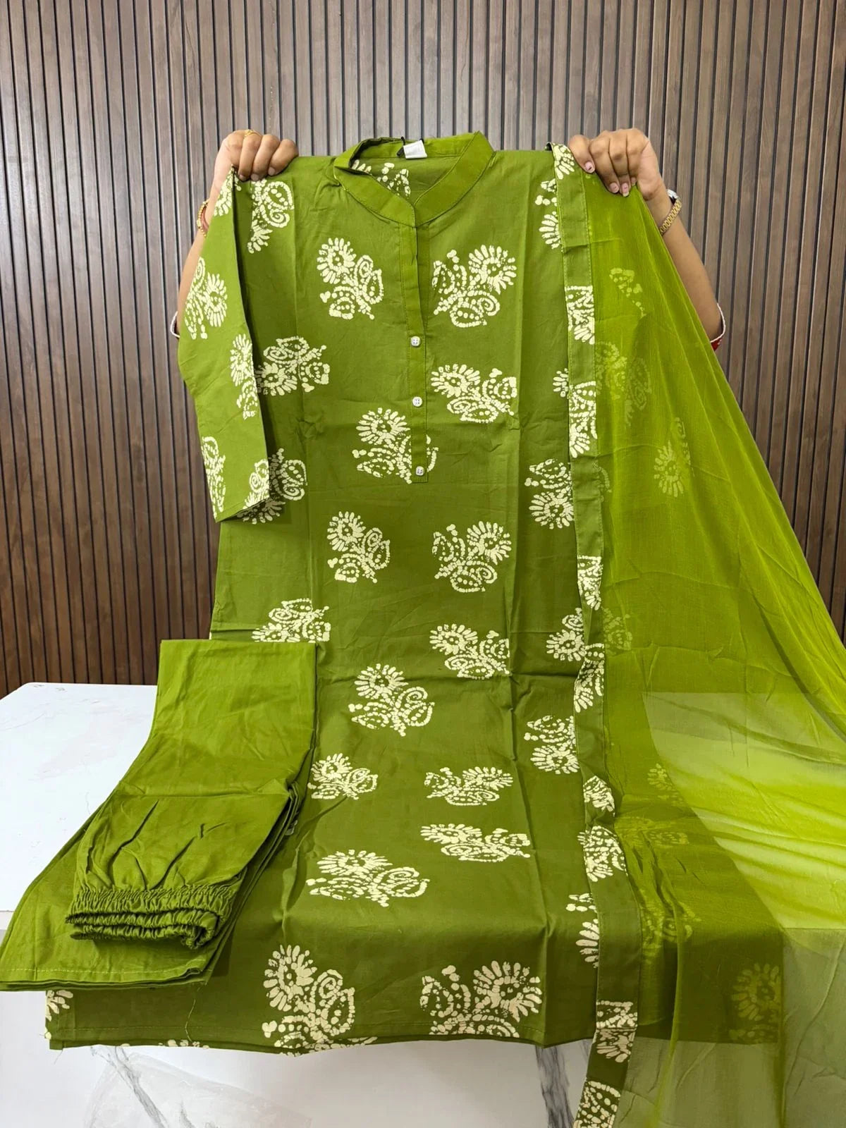 Batik Printed 3 Piece Sets
