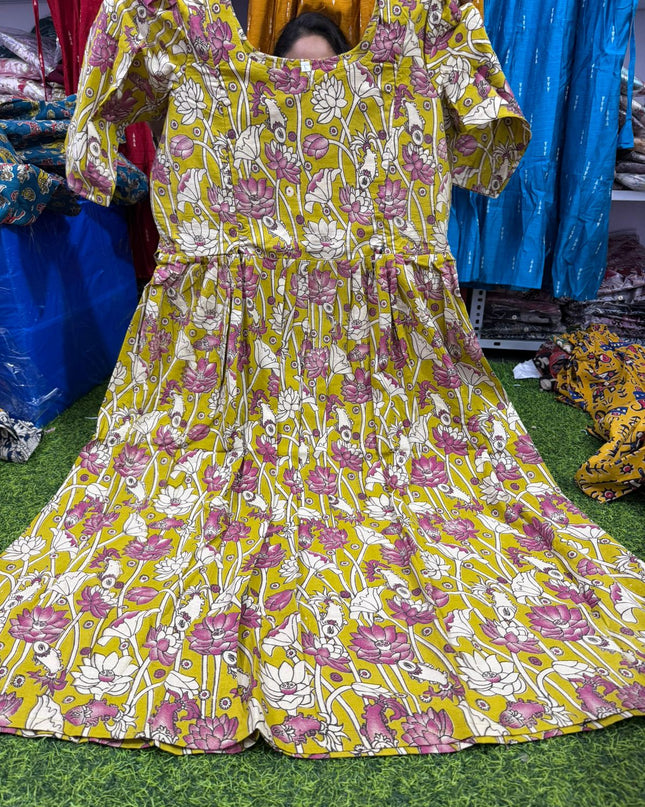 kalamkari feeding frocks