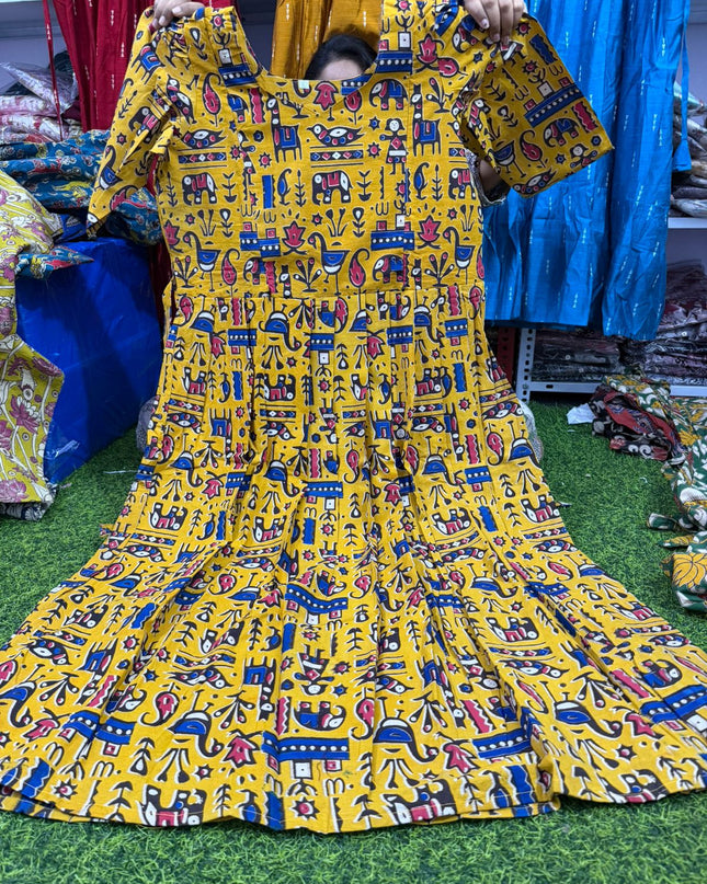 kalamkari feeding frocks
