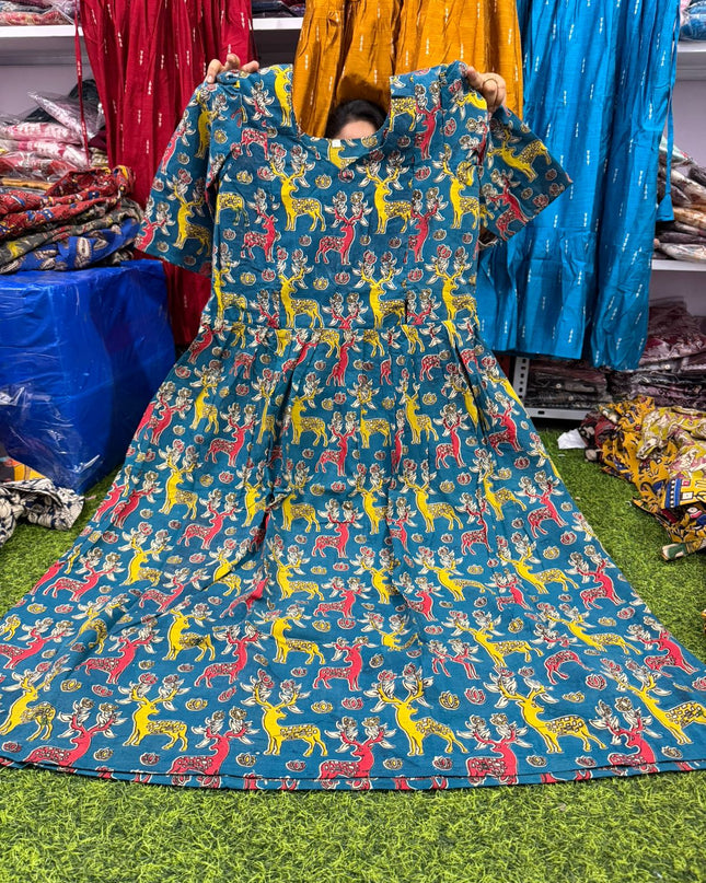 kalamkari feeding frocks