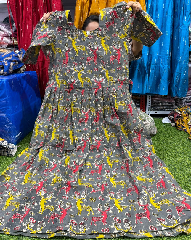 kalamkari feeding frocks