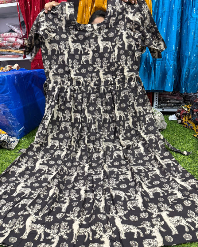 kalamkari feeding frocks