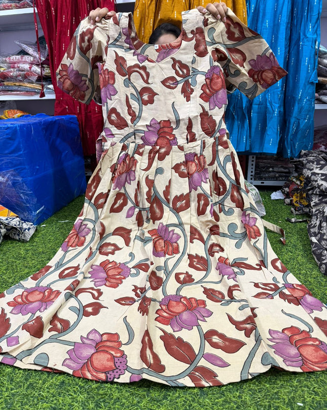 kalamkari feeding frocks