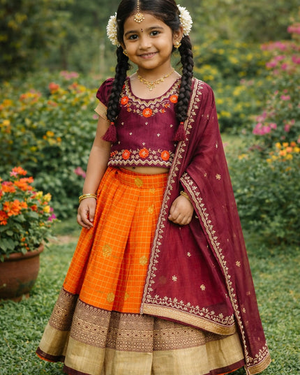 Tullsi Kids Half-Saree