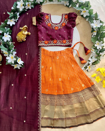 Tullsi Kids Half-Saree