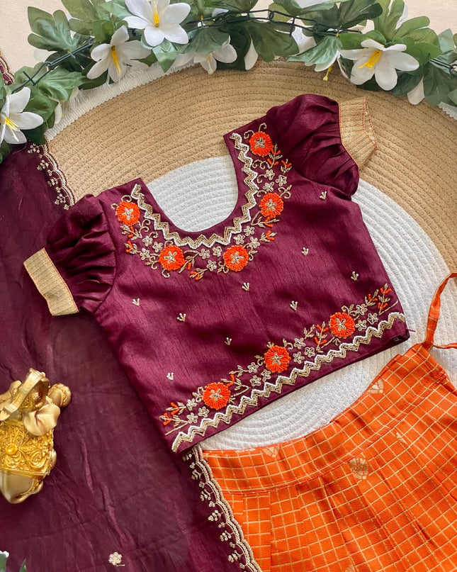Tullsi Kids Half-Saree
