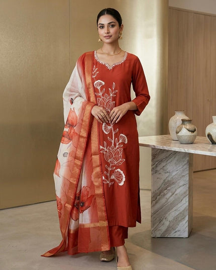 Roman silk 3 piece set