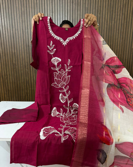 Roman silk 3 piece set