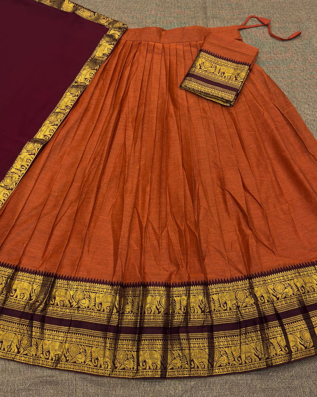 KANCHI COTTON LEHENGA