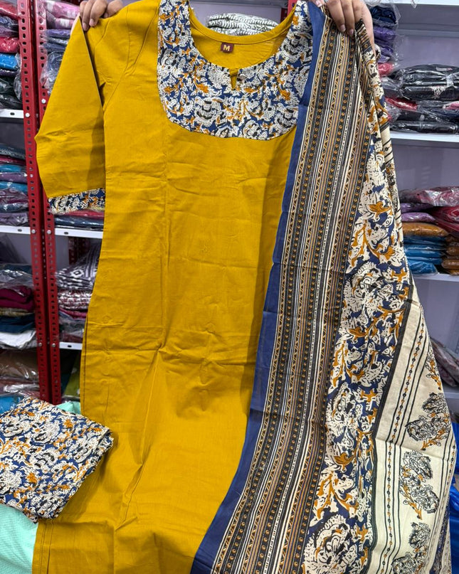 Kalamkari 3 Piece Sets