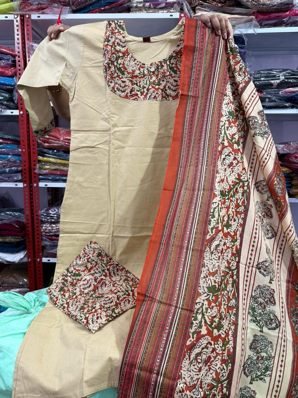 Kalamkari 3 Piece Sets