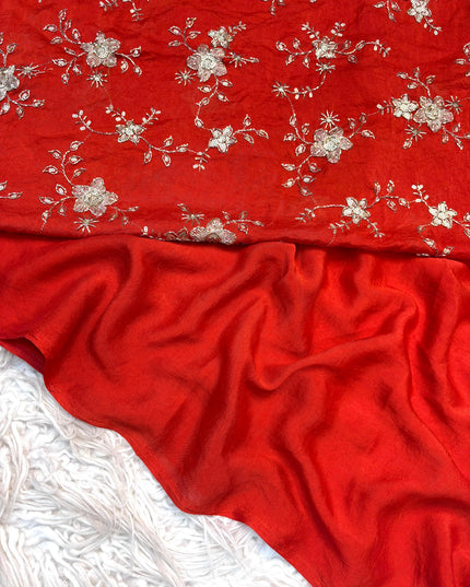 spacesilk saree with work blouse