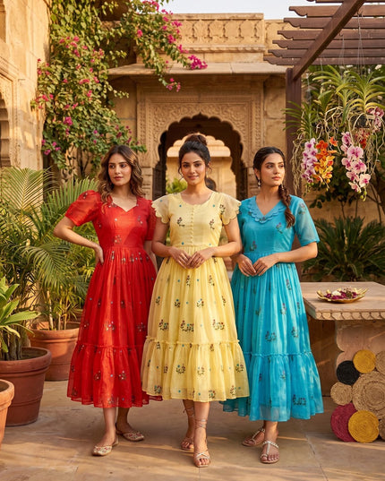 Summer Special Kota Checks Gown