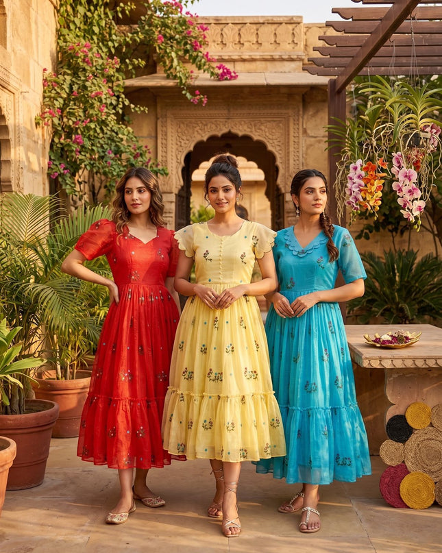 Summer Special Kota Checks Gown