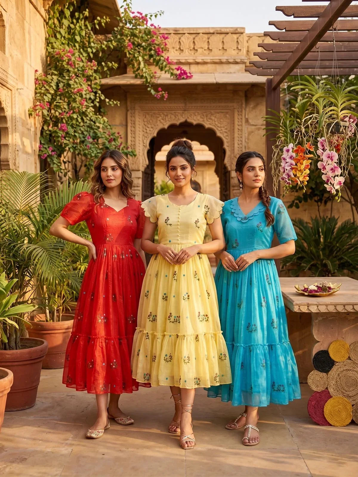 Summer Special Kota Checks Gown