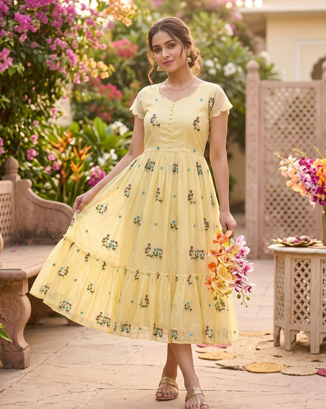 Summer Special Kota Checks Gown