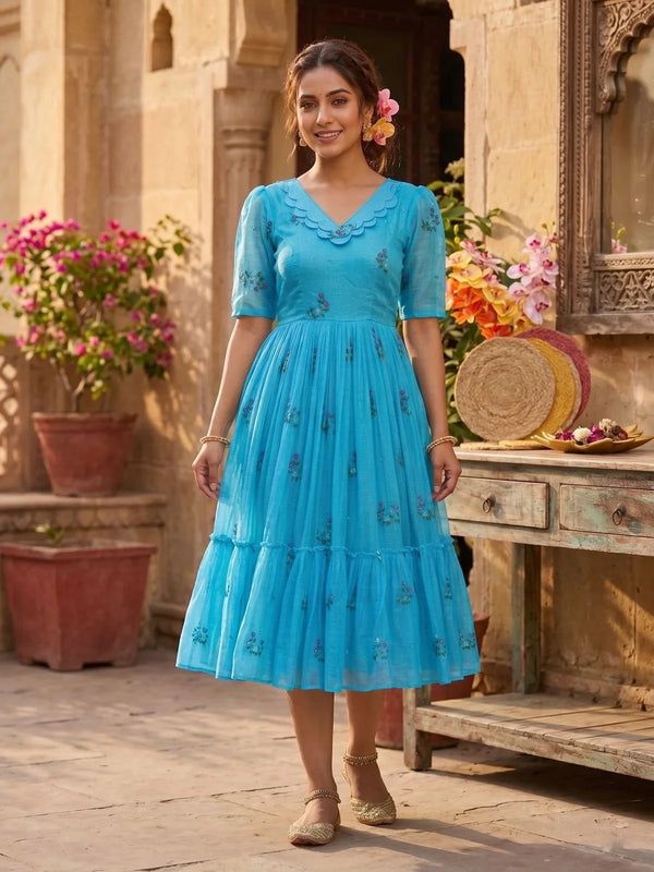 Summer Special Kota Checks Gown
