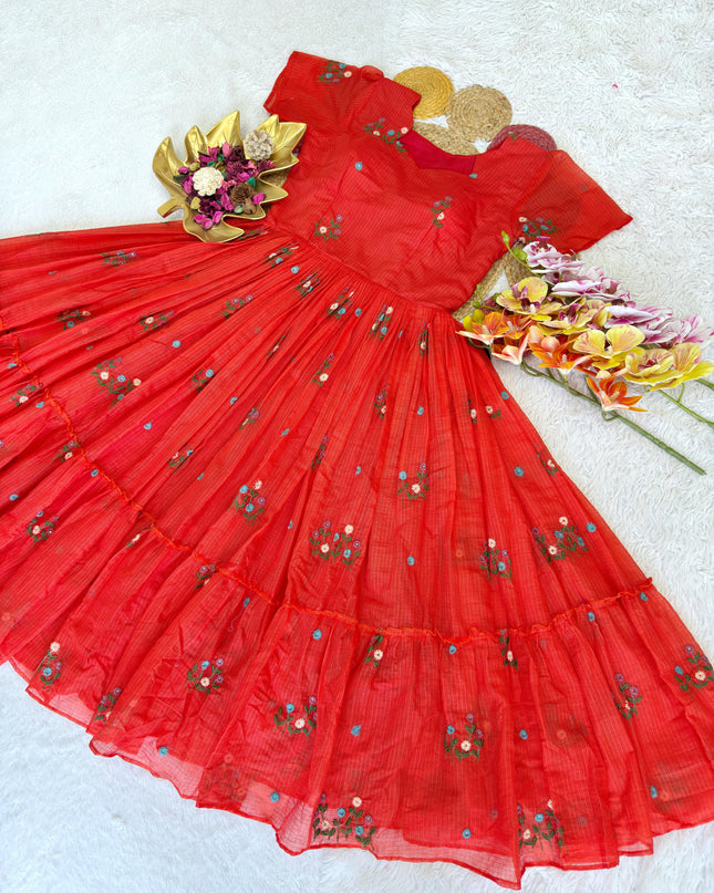 Summer Special Kota Checks Gown