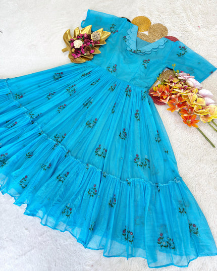 Summer Special Kota Checks Gown