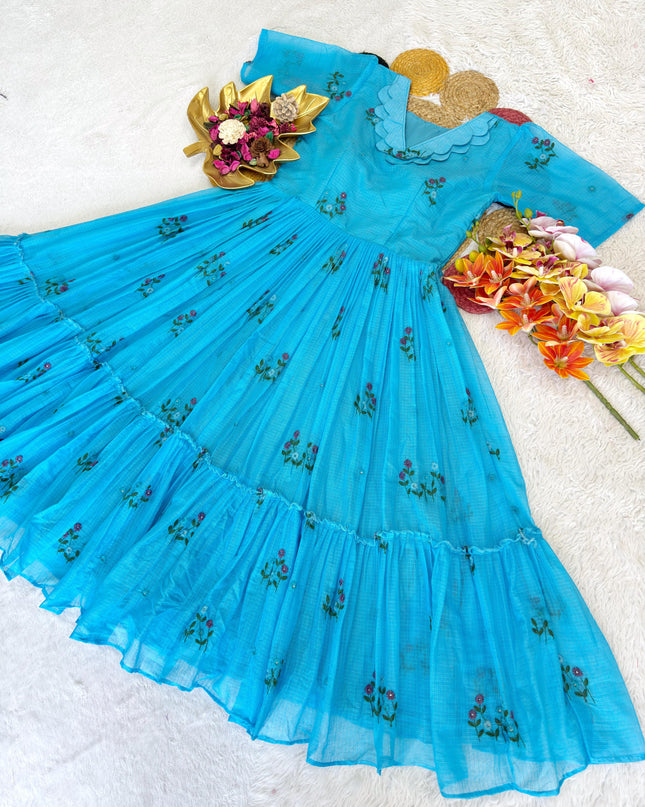 Summer Special Kota Checks Gown