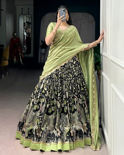 kalamkari lehenga