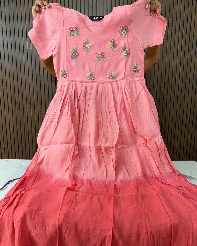 Dual shade frocks