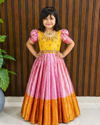 Yellow & Pink Dress / 1 year