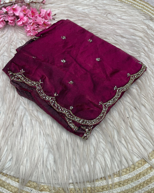 handwork saree