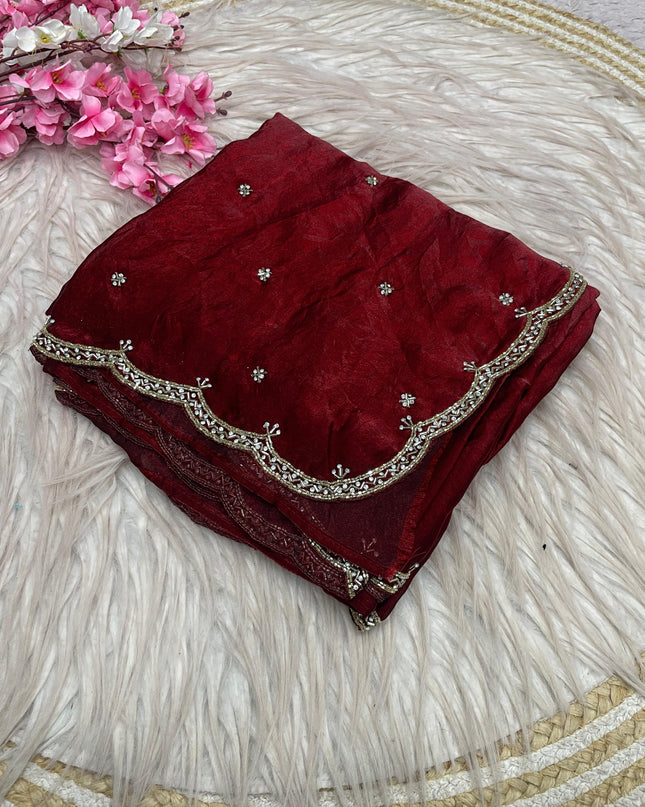 handwork saree
