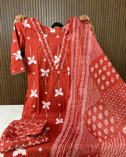 Daily Wear Cotton 3 Piece Sets